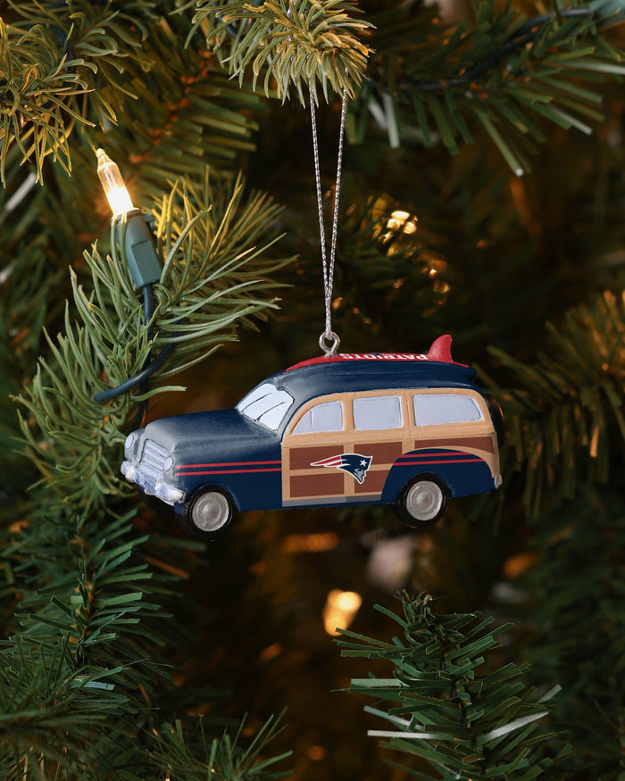 New England Patriots Station Wagon Ornament FOCO - FOCO.com