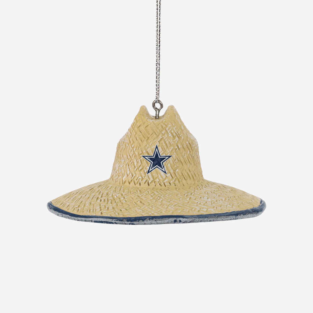 Dallas Cowboys Straw Hat Ornament FOCO - FOCO.com