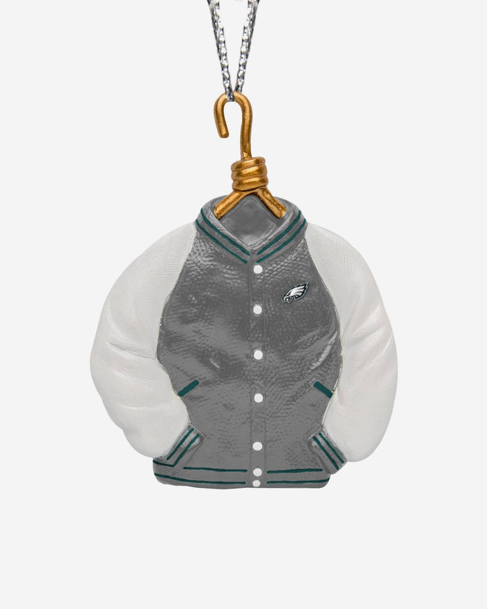 Philadelphia Eagles Varsity Jacket Ornament FOCO - FOCO.com