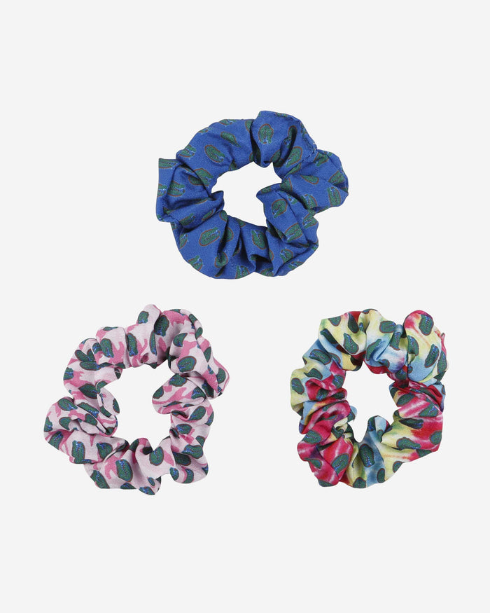 Florida Gators Mini Print 3 Pack Scrunchies FOCO - FOCO.com