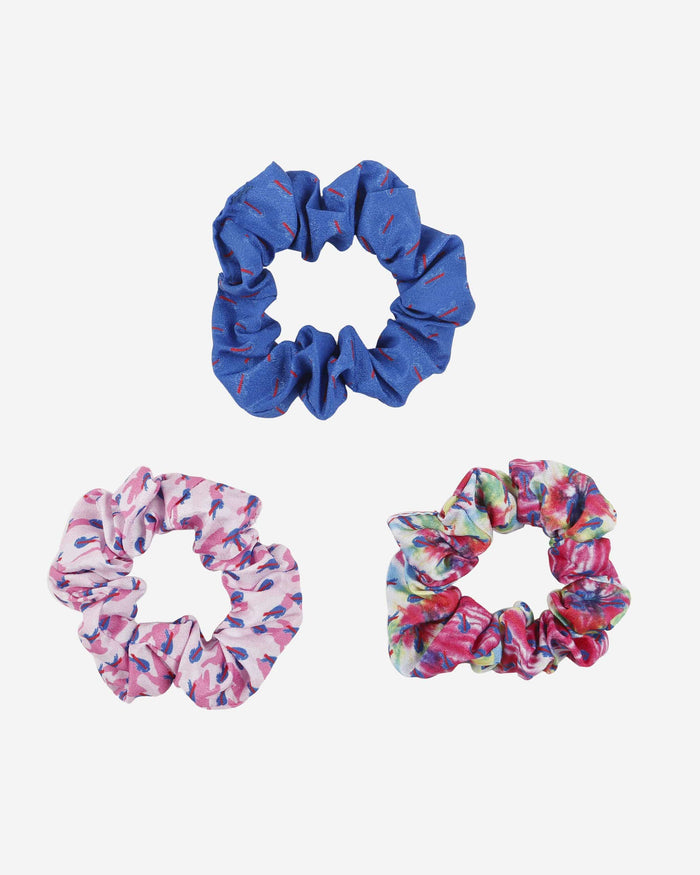 Buffalo Bills Mini Print 3 Pack Scrunchies FOCO - FOCO.com