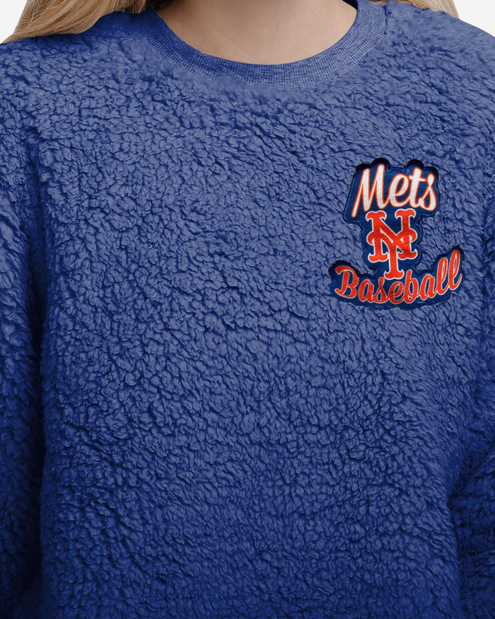 New York Mets Womens Sherpa Lounge Set FOCO - FOCO.com