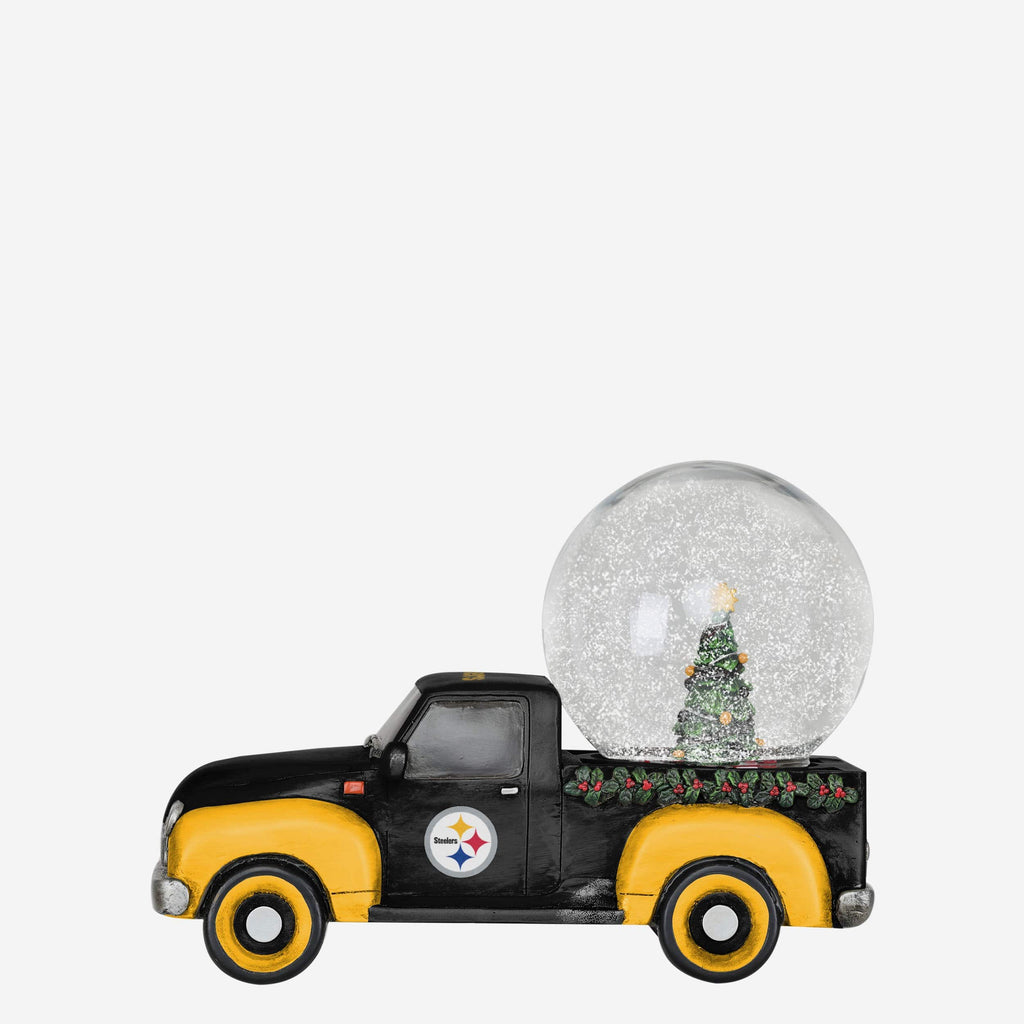 Pittsburgh Steelers Pickup Truck Snow Globe FOCO - FOCO.com