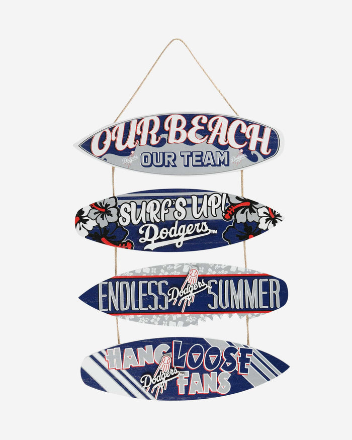 Los Angeles Dodgers Fancave Surfboard Sign FOCO - FOCO.com