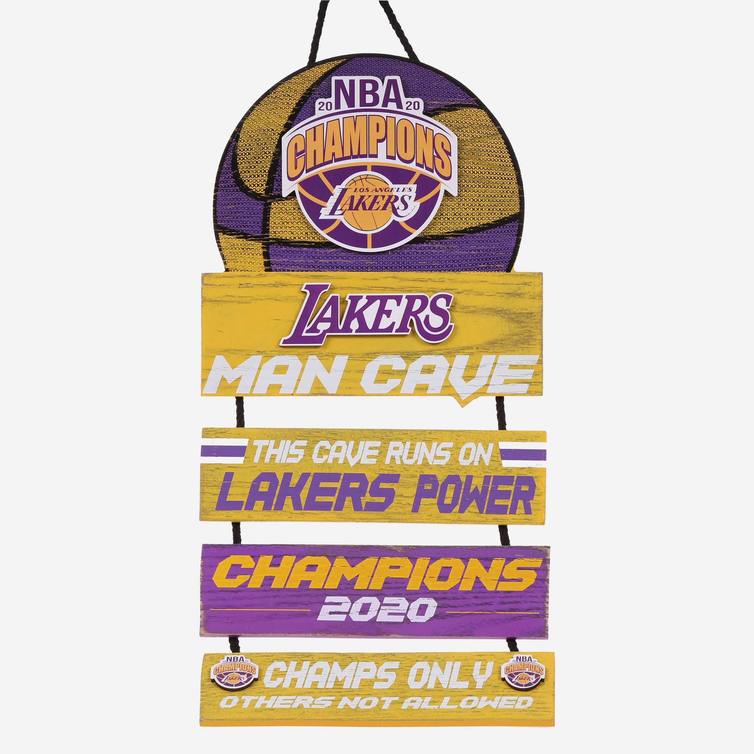 Los Angeles Lakers 2020 NBA Champions official merchandise, buy now