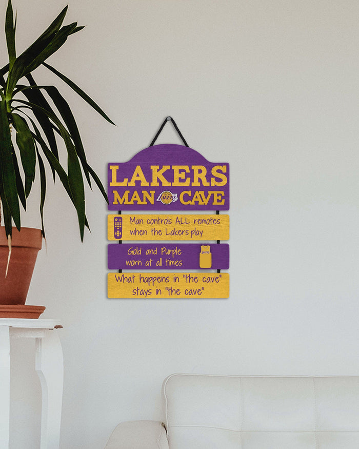 Los Angeles Lakers Mancave Sign FOCO - FOCO.com