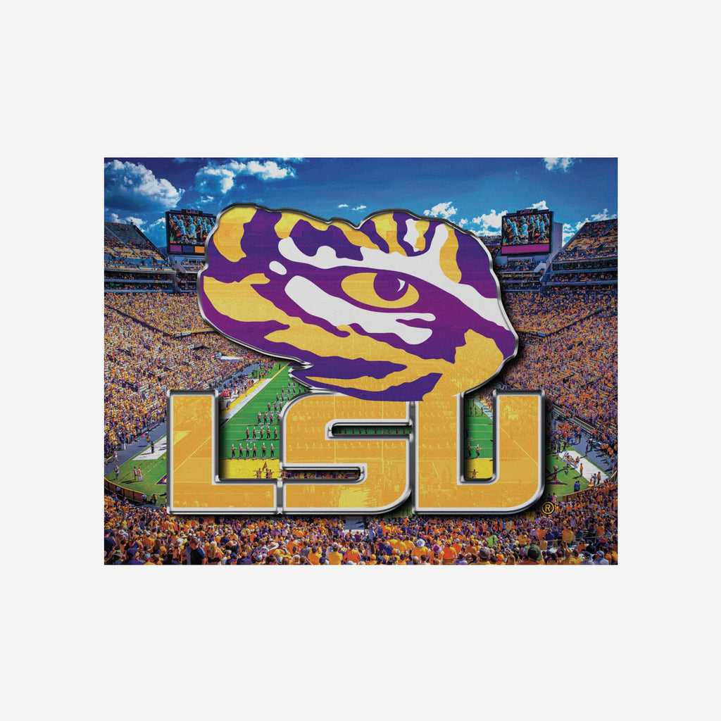 LSU Tigers Canvas Wall Sign FOCO