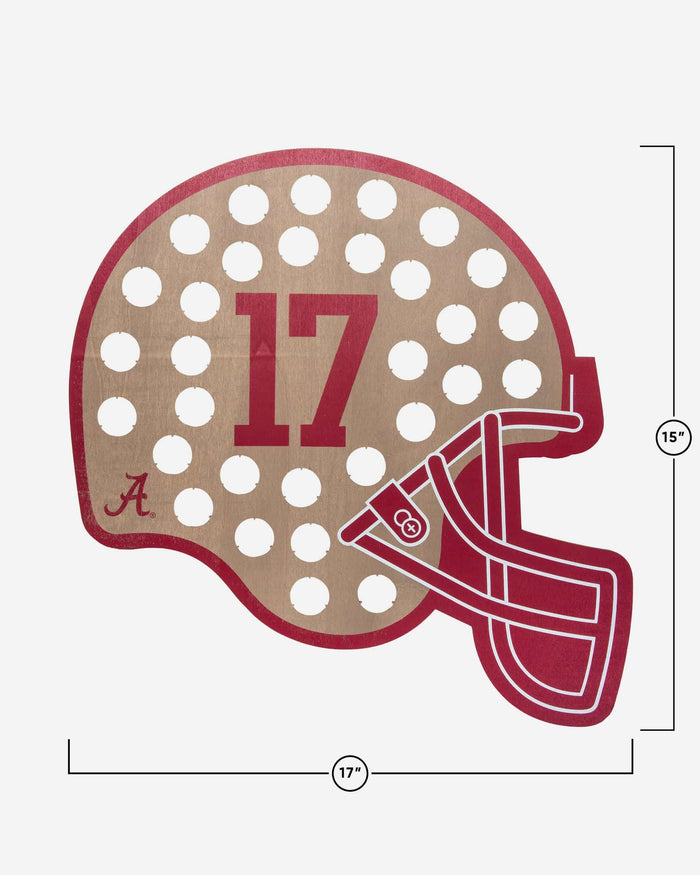 Alabama Crimson Tide Push Bottle Cap Wall Sign FOCO - FOCO.com