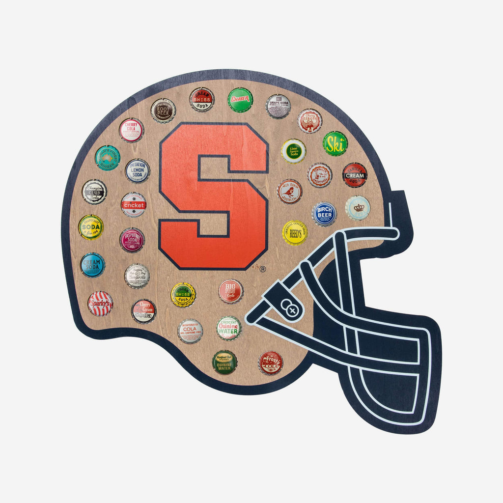 Syracuse Orange Push Bottle Cap Wall Sign FOCO - FOCO.com