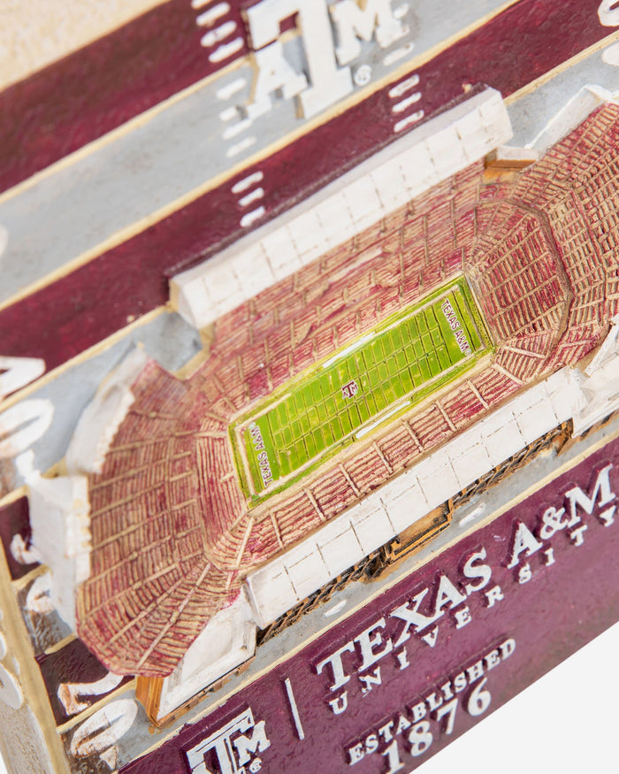 Texas A&M Aggies Kyle Field Stadium Wall Plaque FOCO - FOCO.com