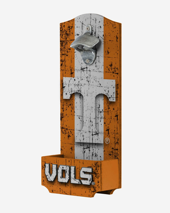 Tennessee Volunteers Wooden Bottle Cap Opener Sign FOCO - FOCO.com