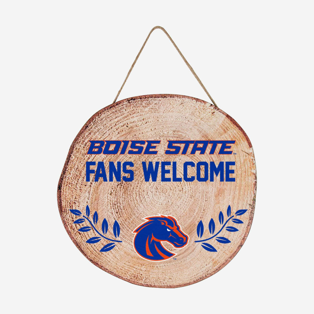 Boise State Broncos Wood Stump Sign FOCO - FOCO.com