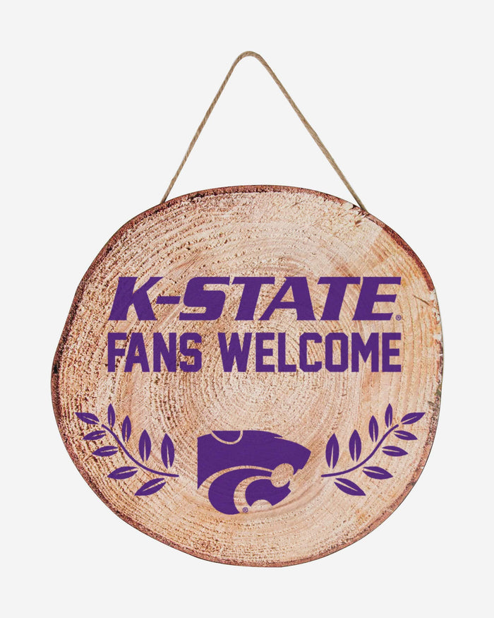 Kansas State Wildcats Wood Stump Sign FOCO - FOCO.com