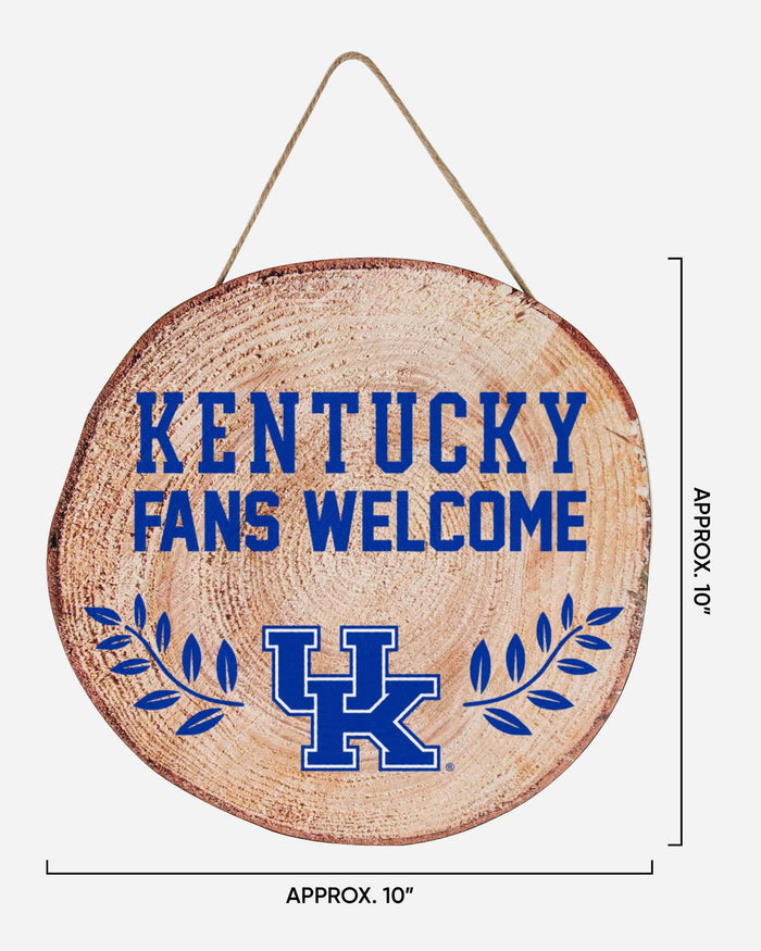 Kentucky Wildcats Wood Stump Sign FOCO - FOCO.com