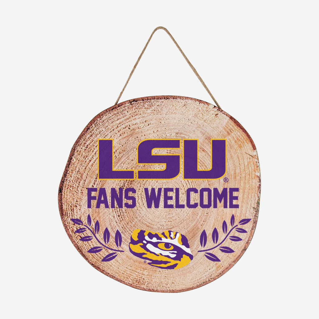 LSU Tigers Wood Stump Sign FOCO - FOCO.com