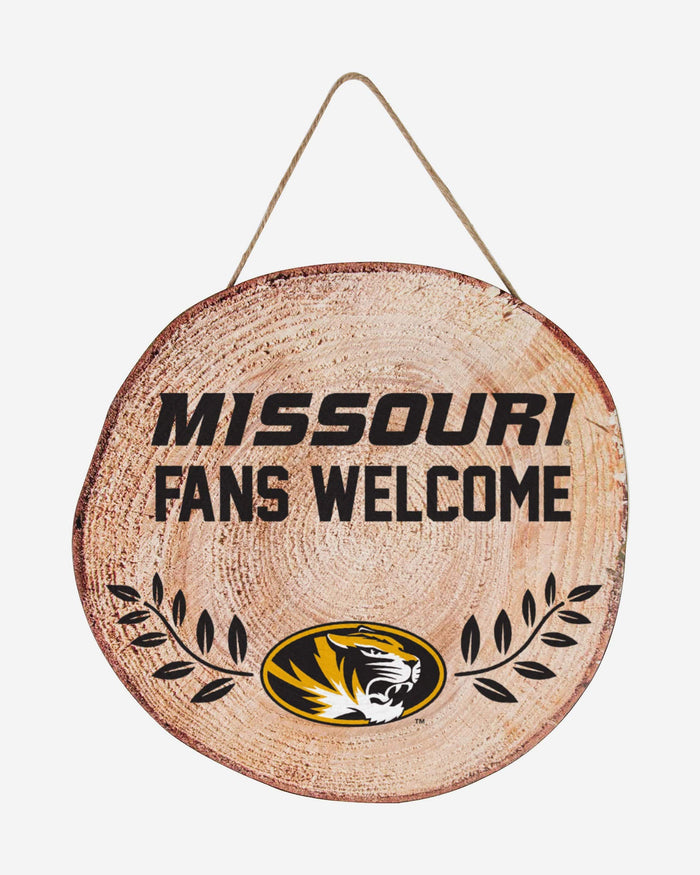 Missouri Tigers Wood Stump Sign FOCO - FOCO.com