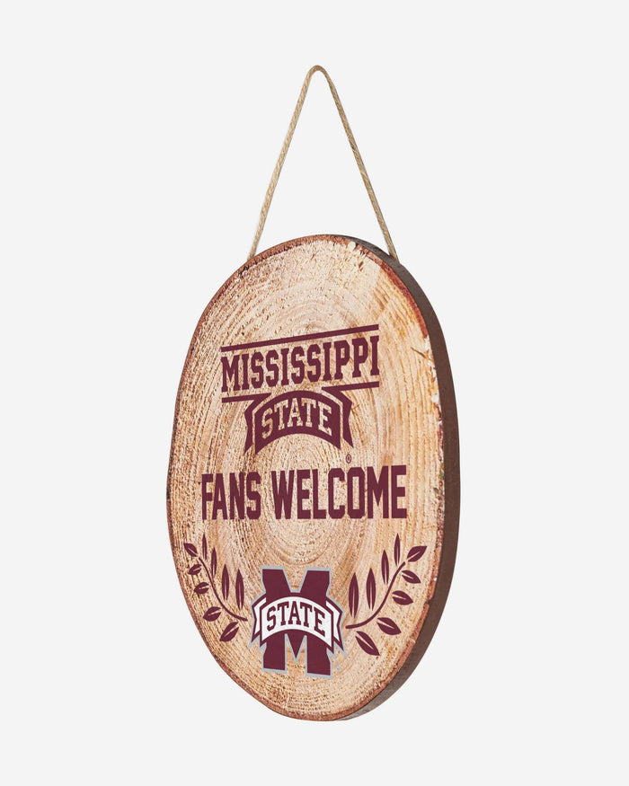 Mississippi State Bulldogs Wood Stump Sign FOCO - FOCO.com