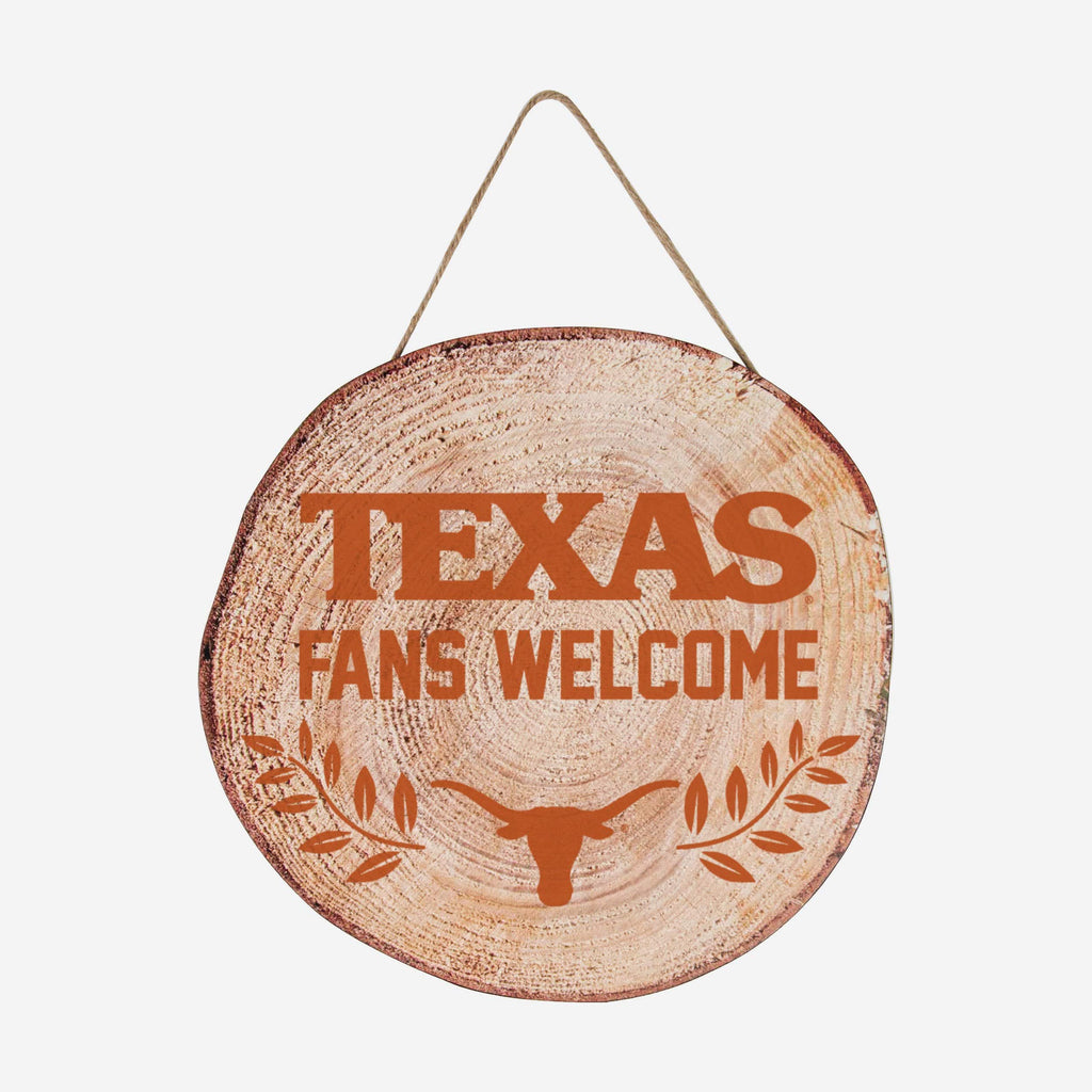 Texas Longhorns Wood Stump Sign FOCO - FOCO.com