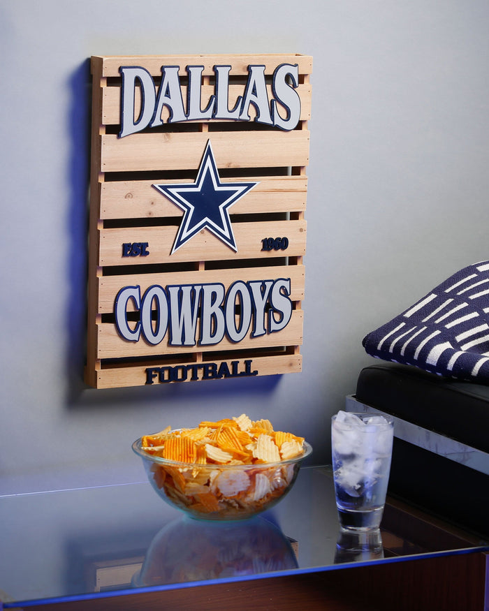 Dallas Cowboys Wood Pallet Sign FOCO - FOCO.com