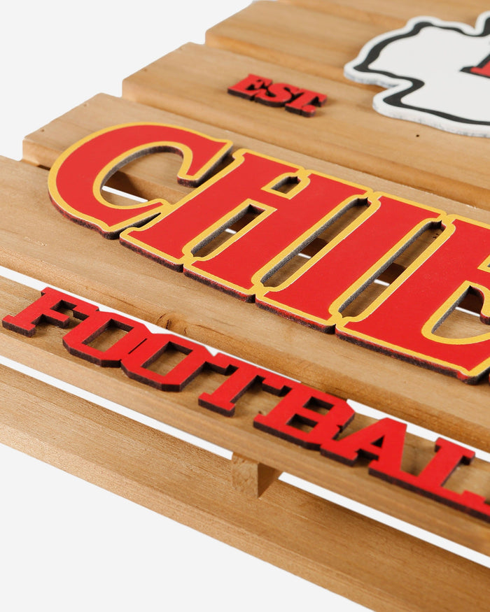 Kansas City Chiefs Wood Pallet Sign FOCO - FOCO.com