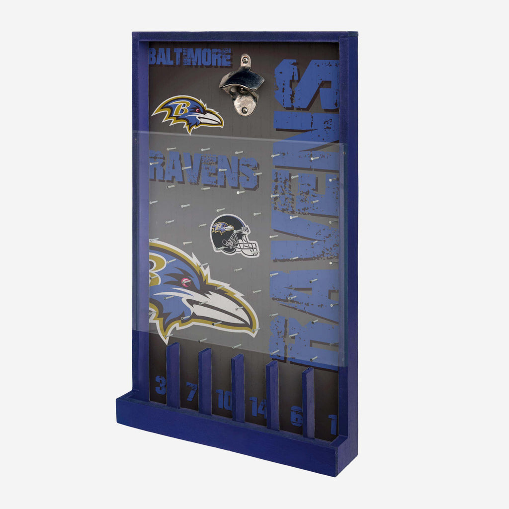 Baltimore Ravens Bottle Opener Sign Game FOCO - FOCO.com