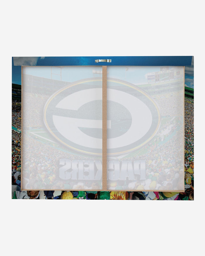 Green Bay Packers Canvas Wall Sign FOCO - FOCO.com