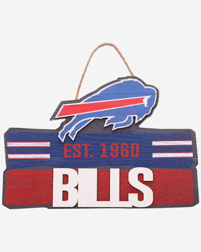 Buffalo Bills Wooden Die Cut Sign FOCO - FOCO.com