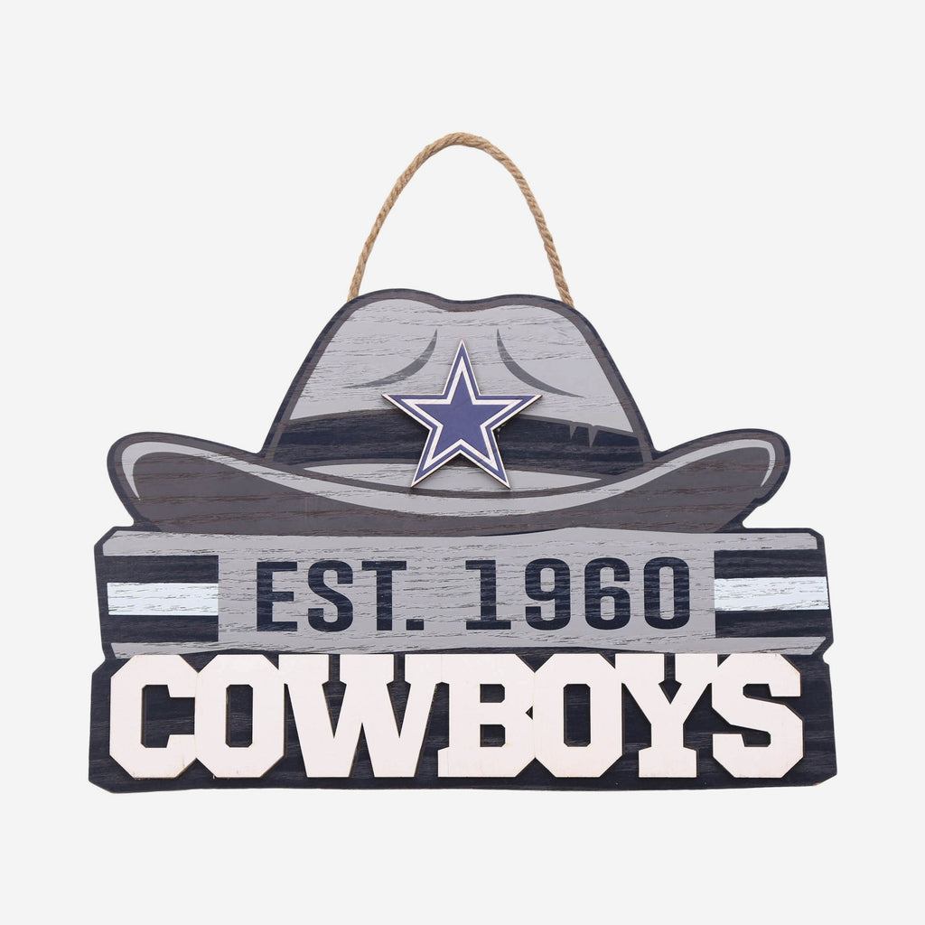 Dallas Cowboys Wooden Die Cut Sign FOCO - FOCO.com