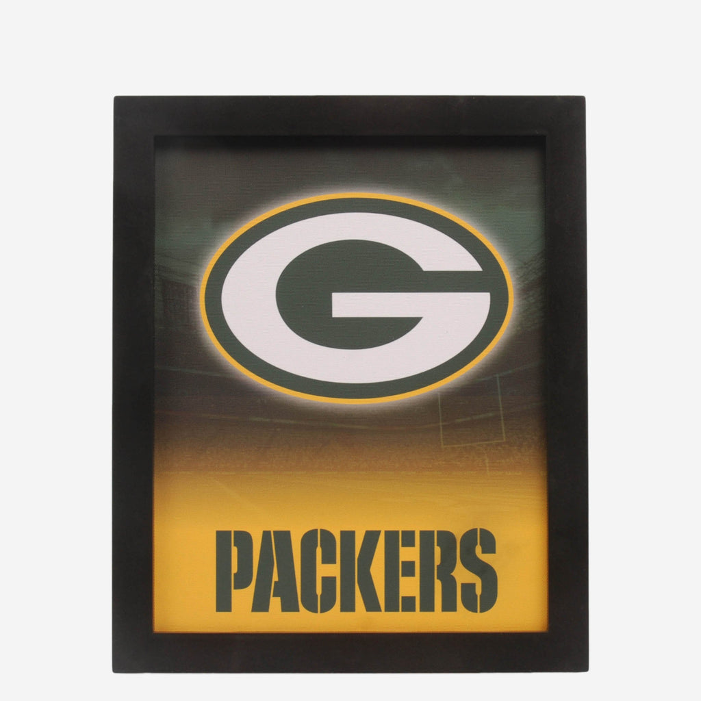 Green Bay Packers Glow Wall Sign FOCO - FOCO.com