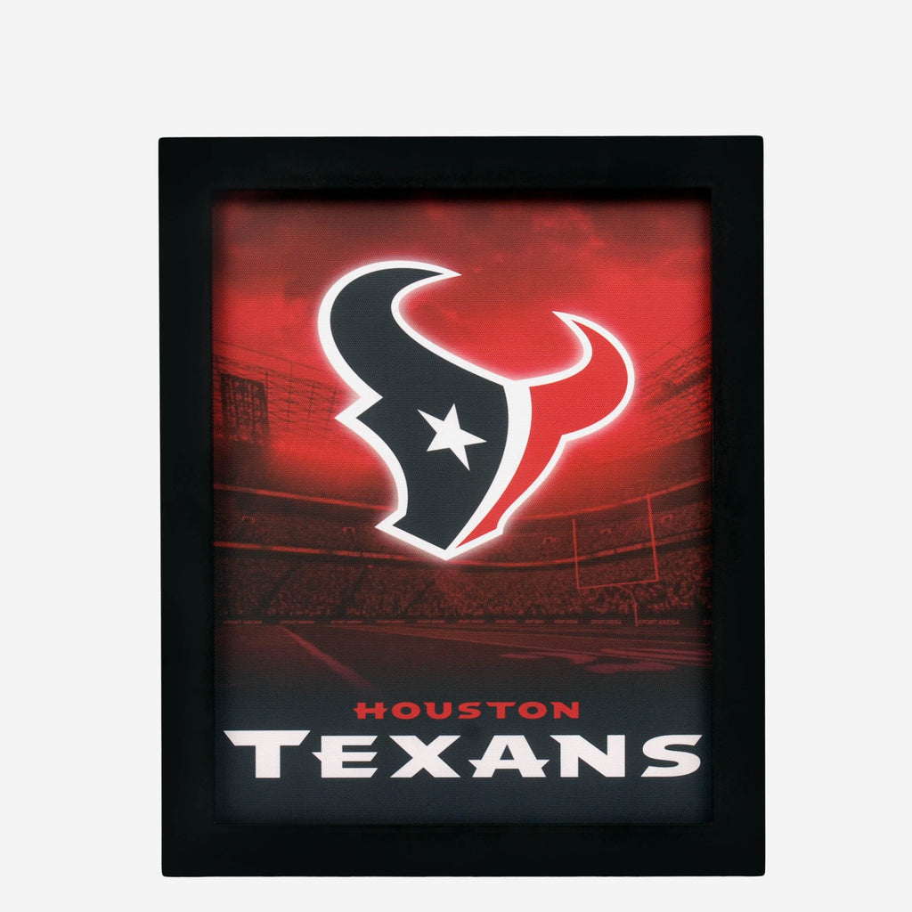 Houston Texans Glow Wall Sign FOCO - FOCO.com