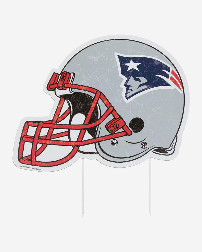 New England Patriots Home Field Stake Helmet Sign FOCO - FOCO.com