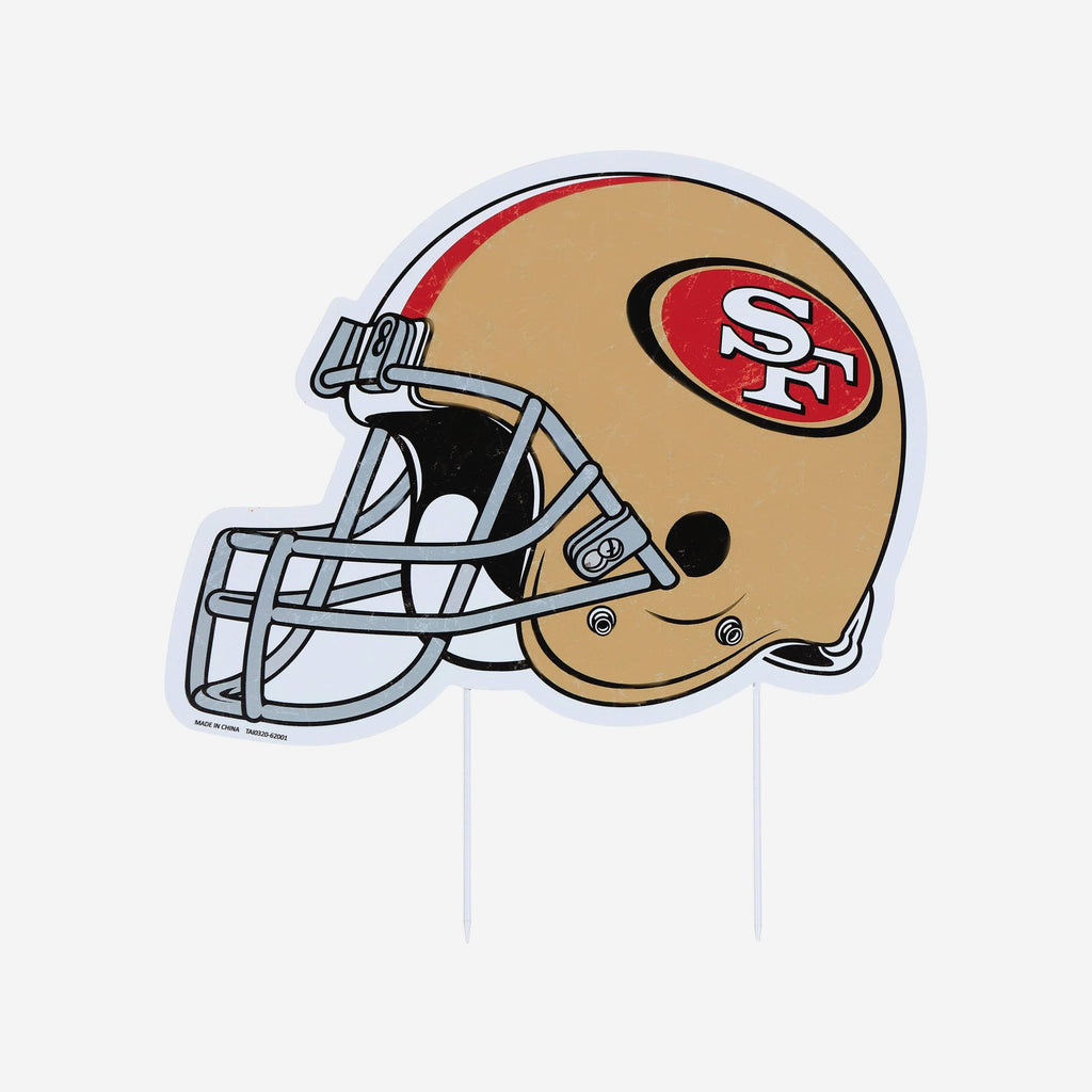 San Francisco 49ers Home Field Stake Helmet Sign FOCO - FOCO.com