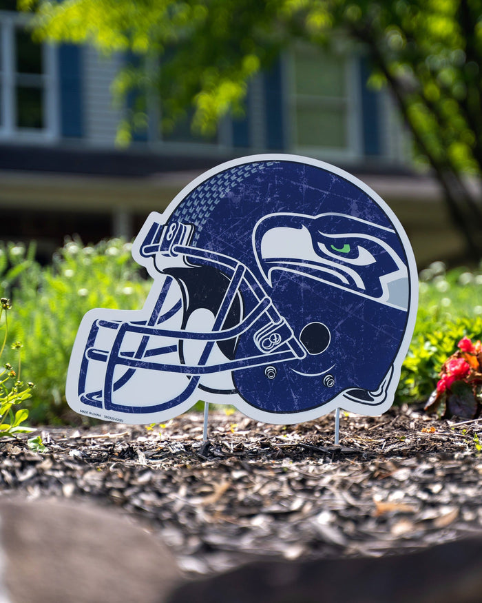 Seattle Seahawks Home Field Stake Helmet Sign FOCO - FOCO.com