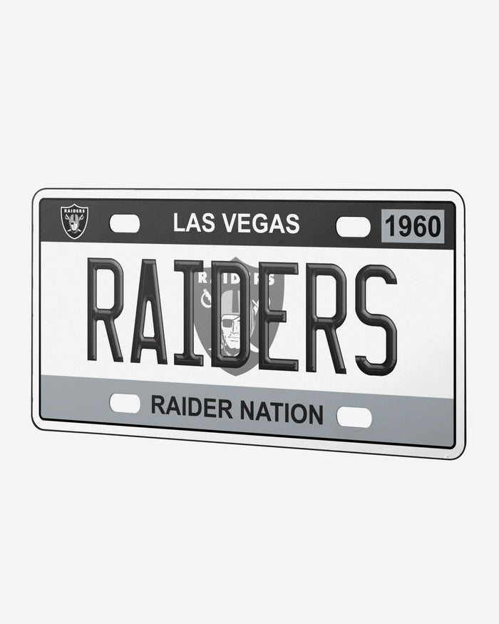 Las Vegas Raiders Lic Plate Frame Full Color