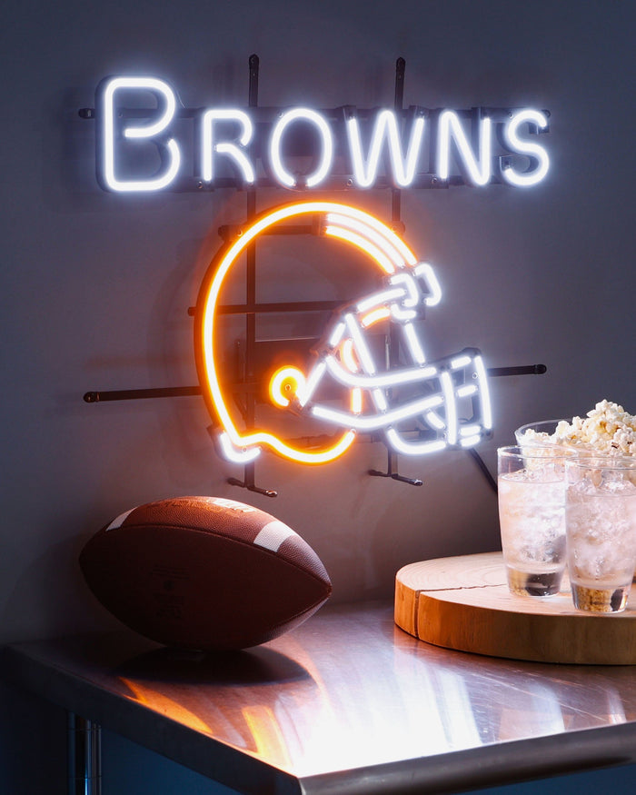 Cleveland Browns Fancave LED Sign FOCO - FOCO.com