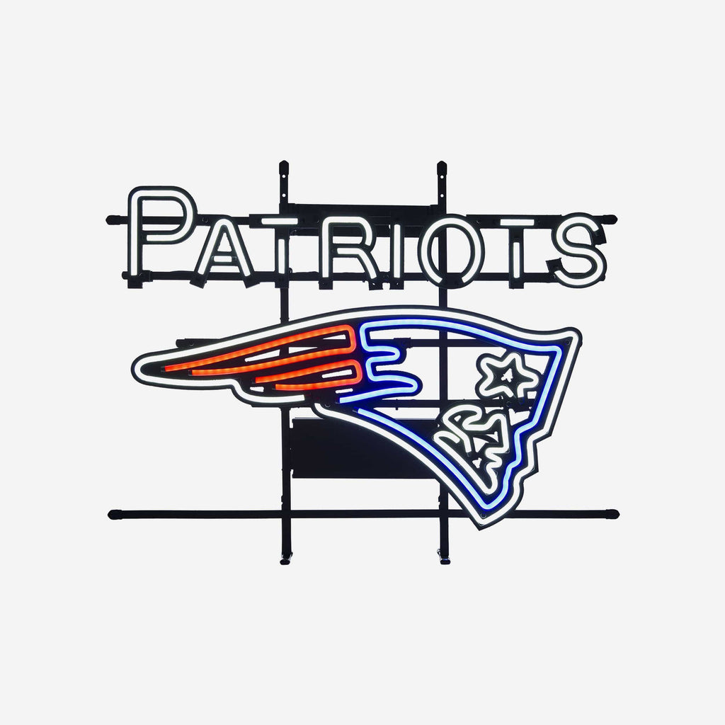 New England Patriots Fancave LED Sign FOCO - FOCO.com