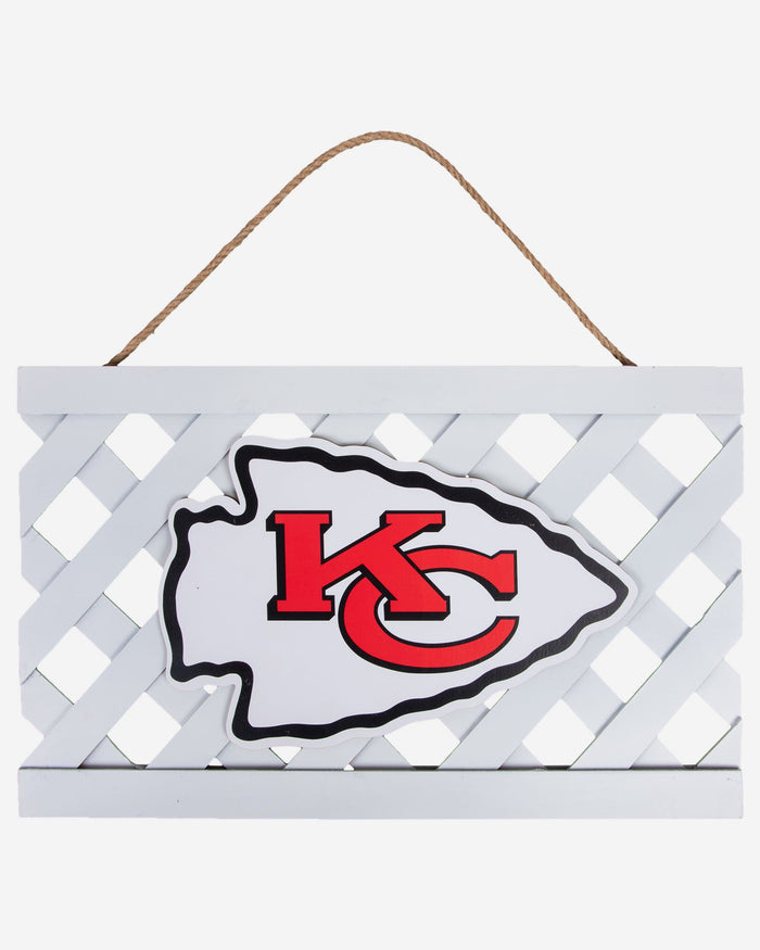 Kansas City Chiefs Lattice Garden Sign FOCO - FOCO.com