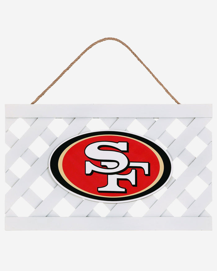 San Francisco 49ers Lattice Garden Sign FOCO - FOCO.com