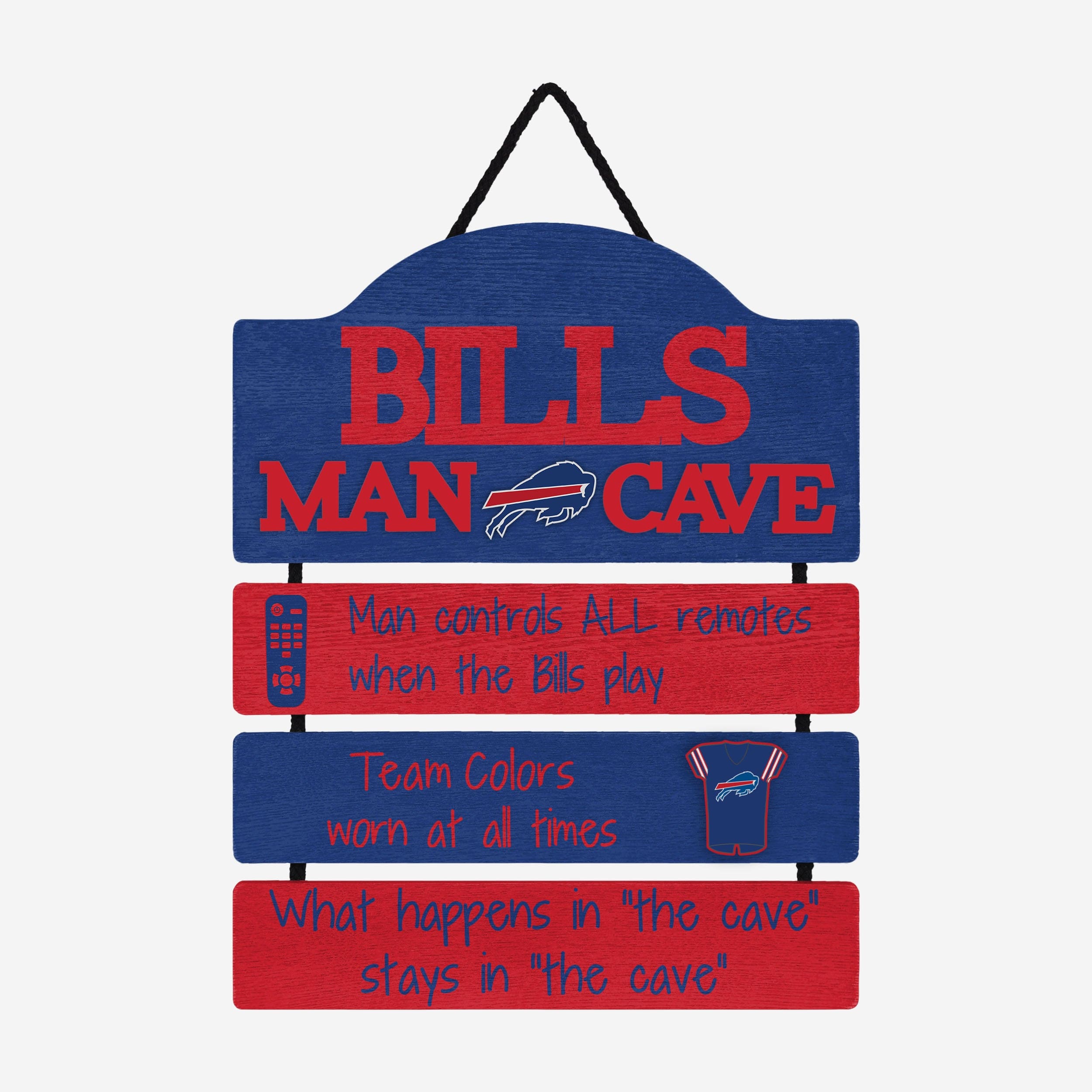 Buffalo Bills 24 Home Sweet Home Leaner Sign 