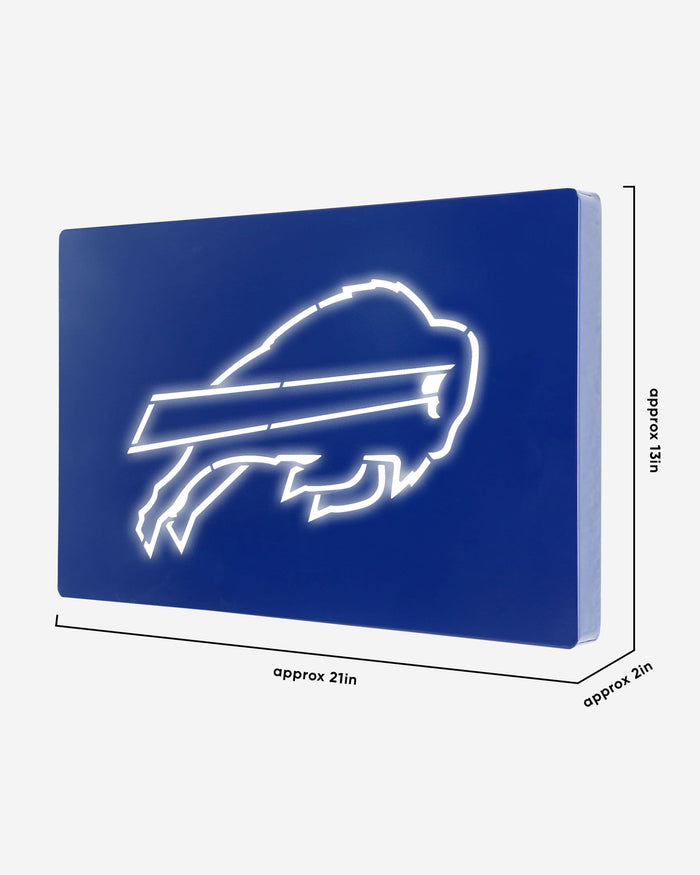 Buffalo Bills Metal Light Up Logo Sign FOCO - FOCO.com