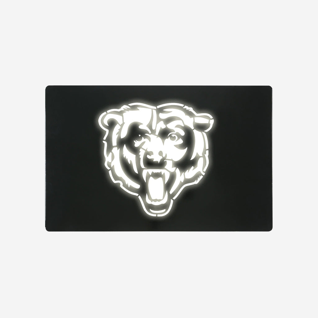 Chicago Bears Metal Light Up Logo Sign FOCO - FOCO.com