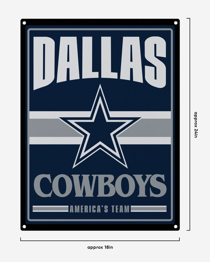 Dallas Cowboys Metal Tacker Wall Sign FOCO - FOCO.com