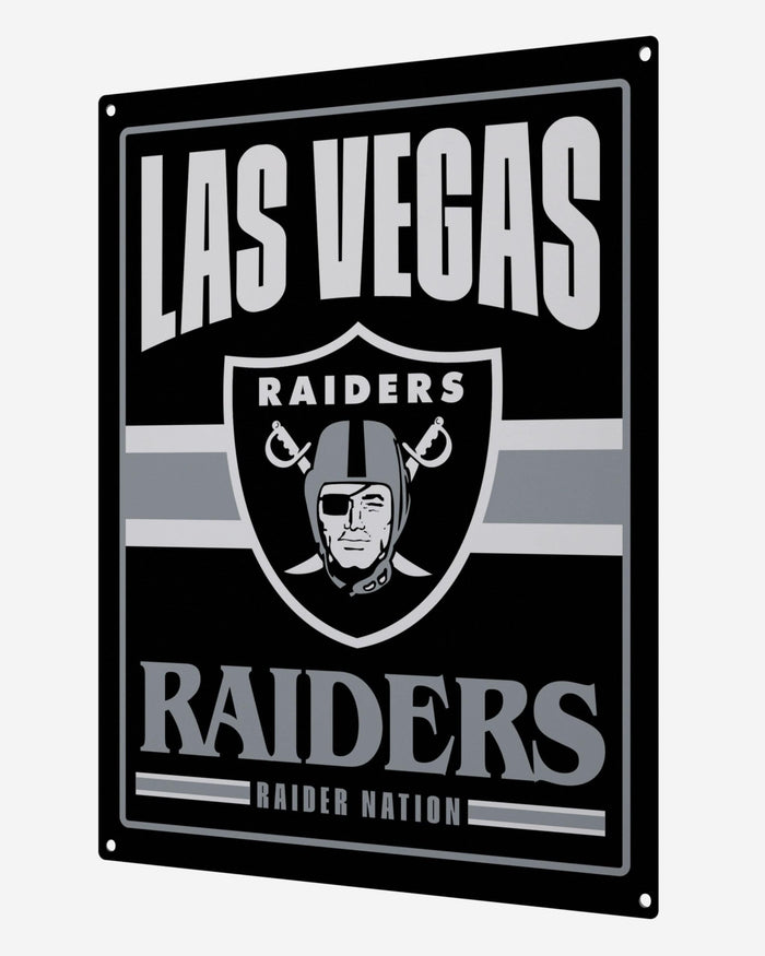 Las Vegas Raiders Metal Sign 