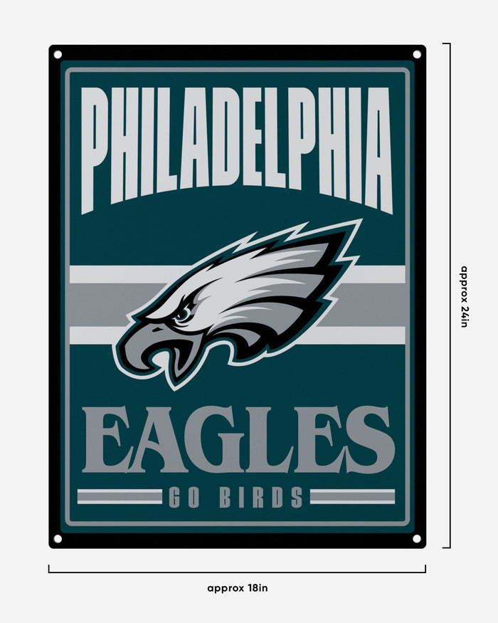 Philadelphia Eagles Metal Tacker Wall Sign FOCO - FOCO.com