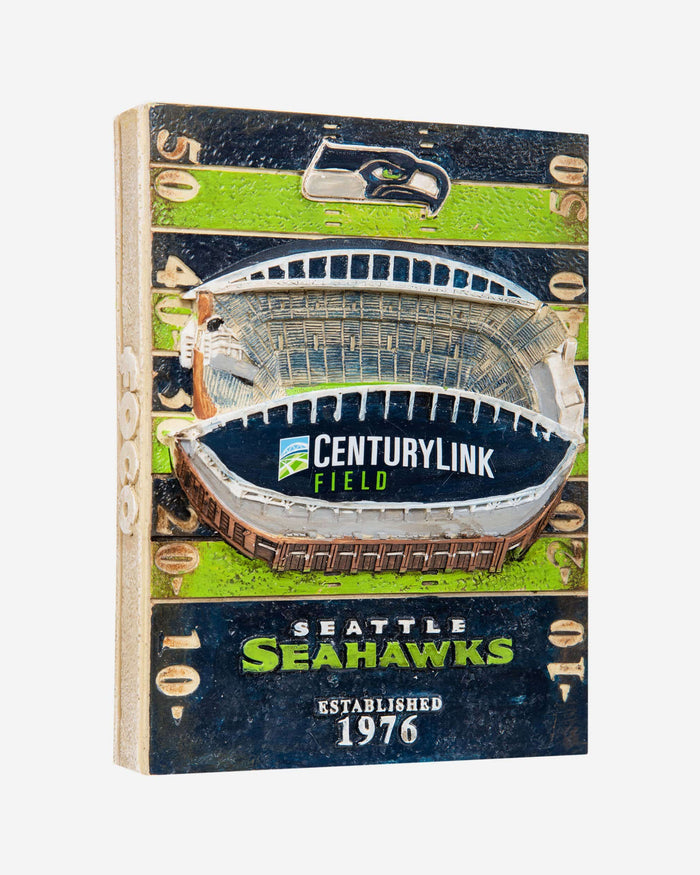 Seattle Seahawks CenturyLink Field Stadium Wall Plaque FOCO - FOCO.com