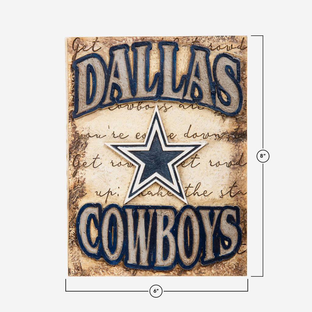 Dallas Cowboys Team Logo Wall Plaque FOCO