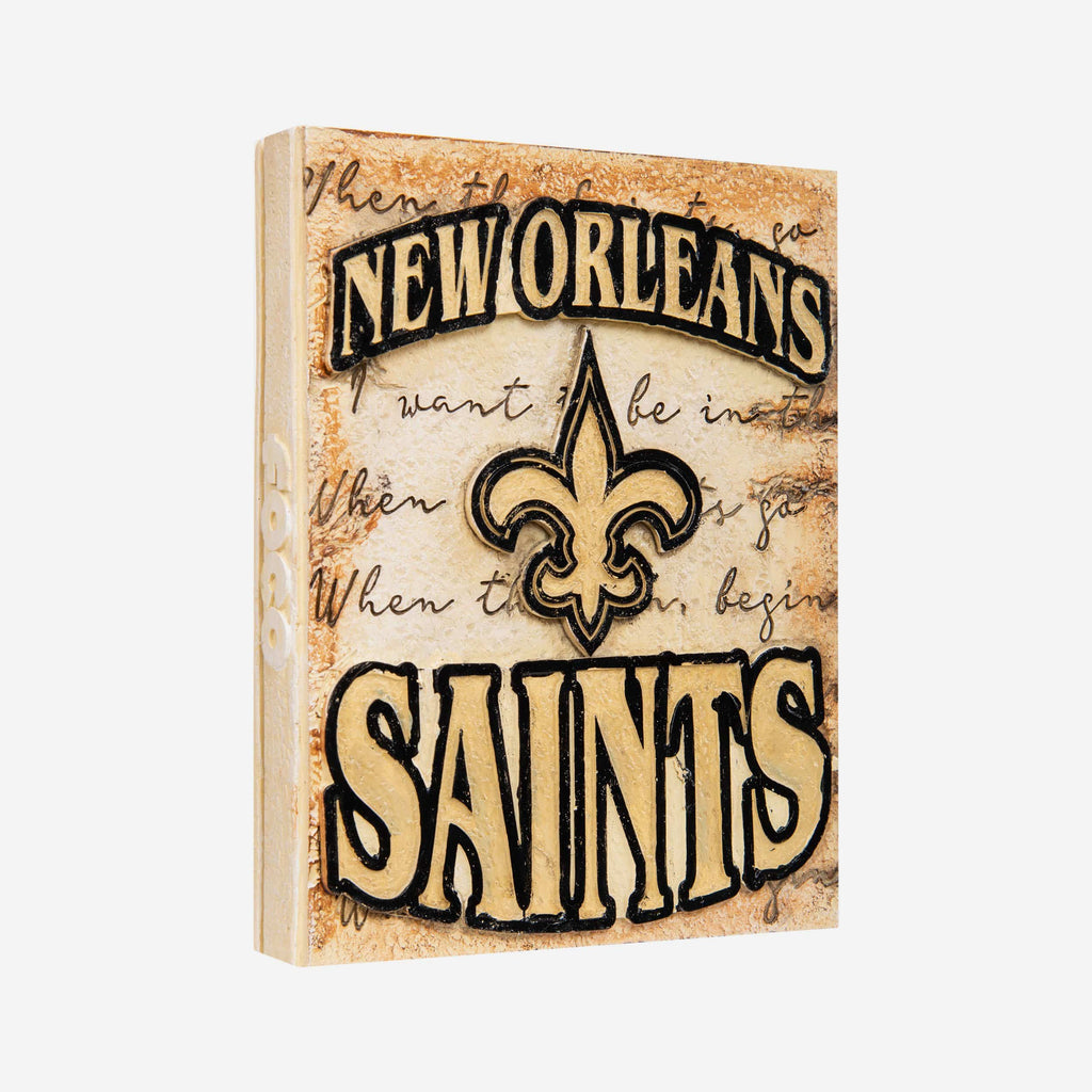 New Orleans Saints Team Logo Wall Plaque FOCO - FOCO.com