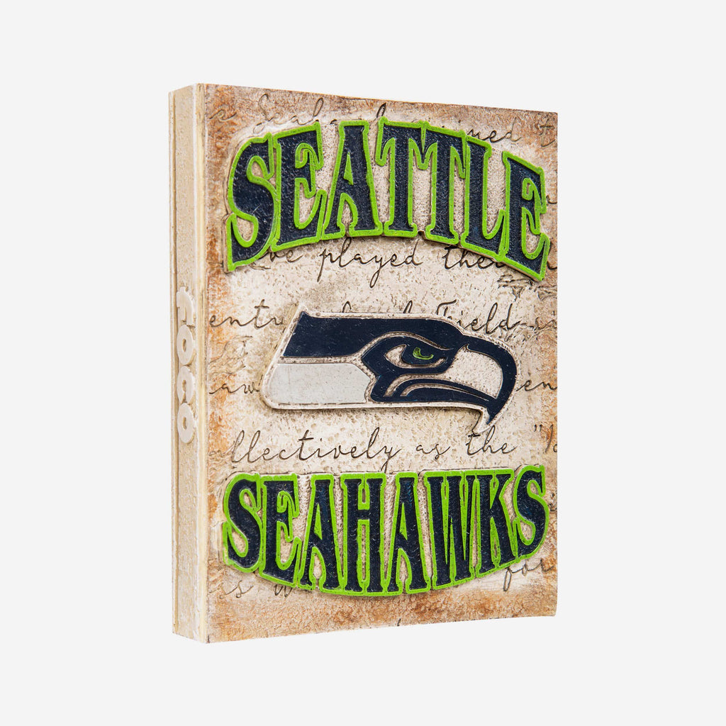 Seattle Seahawks Team Logo Wall Plaque FOCO - FOCO.com