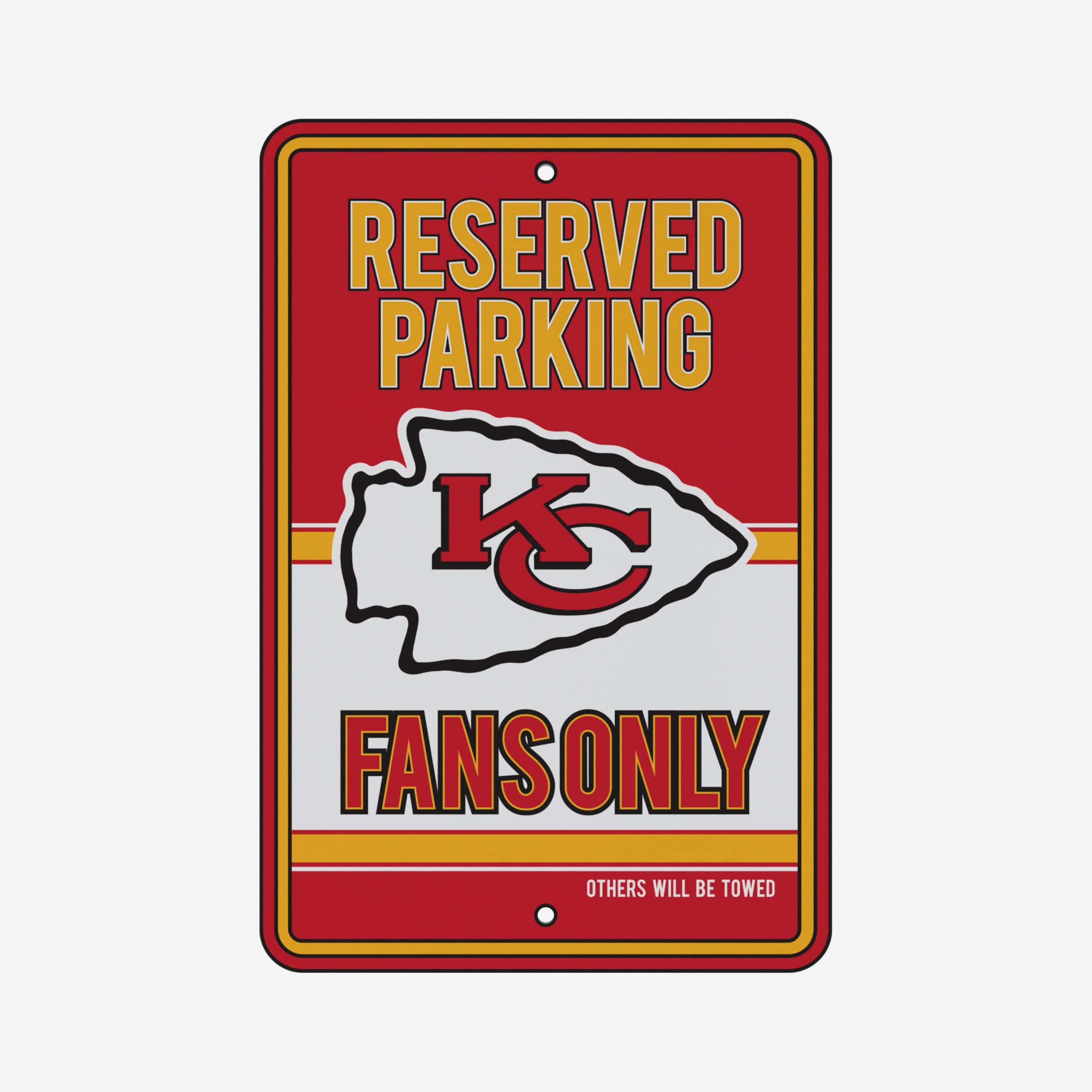 Kansas City Chiefs Home Field Stake Helmet Sign FOCO