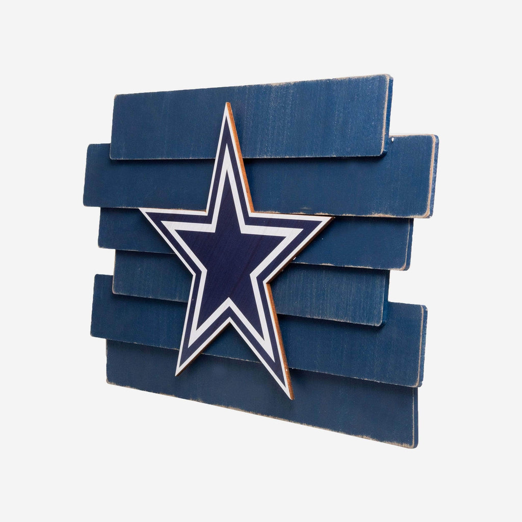 Dallas Cowboys Staggered Wood Logo Sign FOCO